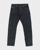 Vintage People 4 Peace Raw Selvedge Denim Made In USA Slim Straight Leg Jeans - W34 L32