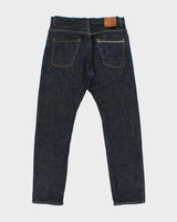 Vintage People 4 Peace Raw Selvedge Denim Made In USA Slim Straight Leg Jeans - W34 L32