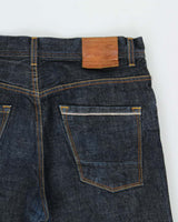 Vintage People 4 Peace Raw Selvedge Denim Made In USA Slim Straight Leg Jeans - W34 L32
