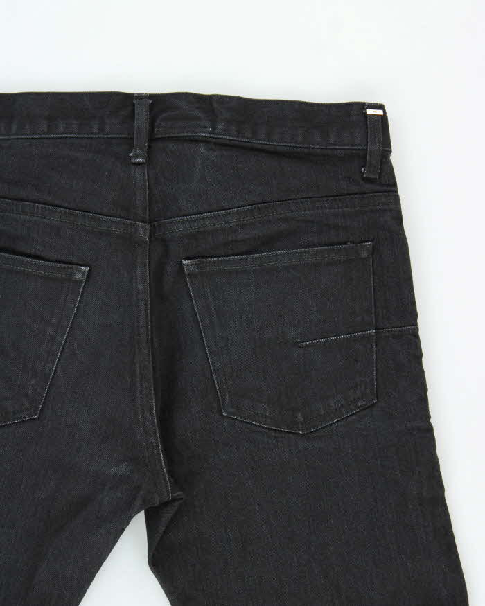 Vintage 2012 Dior Black Japanese Denim Skinny Fit Tape Jeans - W28 L27