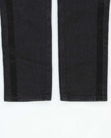 Vintage 2012 Dior Black Japanese Denim Skinny Fit Tape Jeans - W28 L27