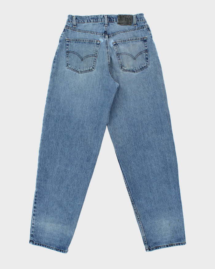 Vintage 1997 Levi's Silver Tab Batwing Made In USA Baggy Fit Denim Barrel Jeans - W34 L32