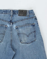 Vintage 1997 Levi's Silver Tab Batwing Made In USA Baggy Fit Denim Barrel Jeans - W34 L32