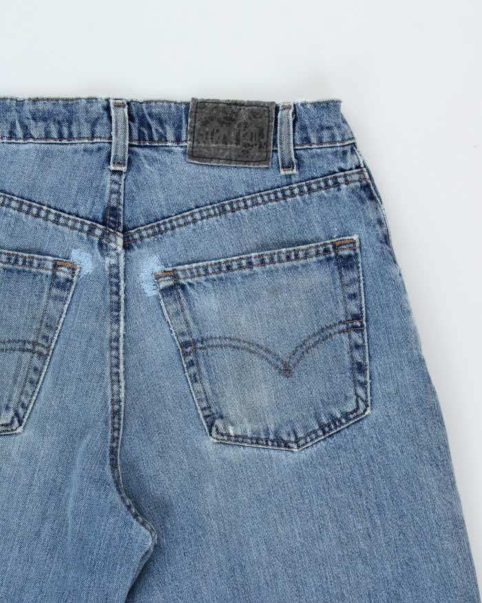 Vintage 1997 Levi's Silver Tab Batwing Made In USA Baggy Fit Denim Barrel Jeans - W34 L32