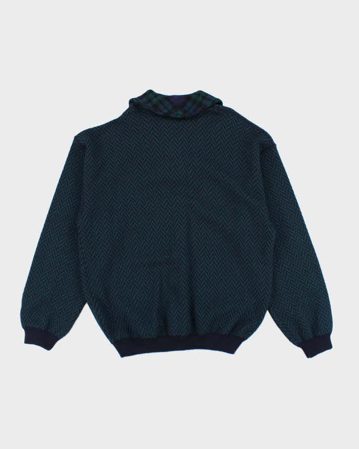 Vintage Tricots St. Raphael Wool Quarter-Button Jumper - M