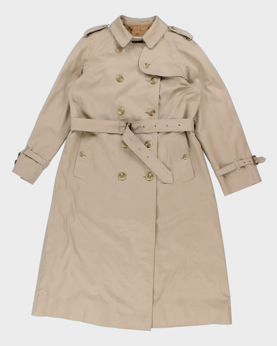 Vintage 80's Men's Burberry Classic Trench Coat - S