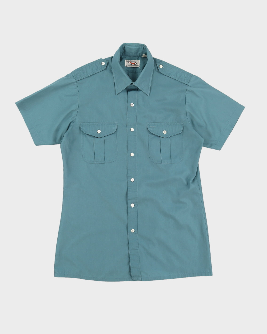 Vintage 70s J.C Penney The Fox Collection Green Short Sleeved Shirt - M