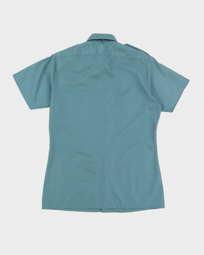 Vintage 70s J.C Penney The Fox Collection Green Short Sleeved Shirt - M
