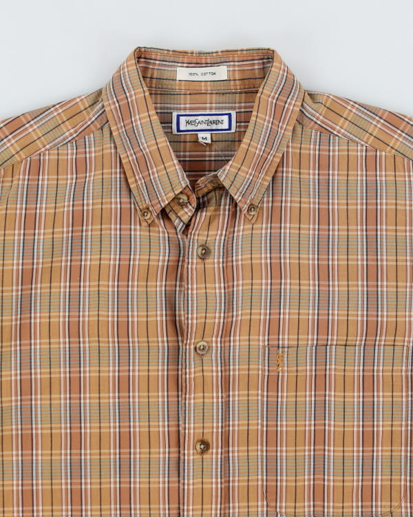 Vintage Yves Saint Laurent Check Shirt - M
