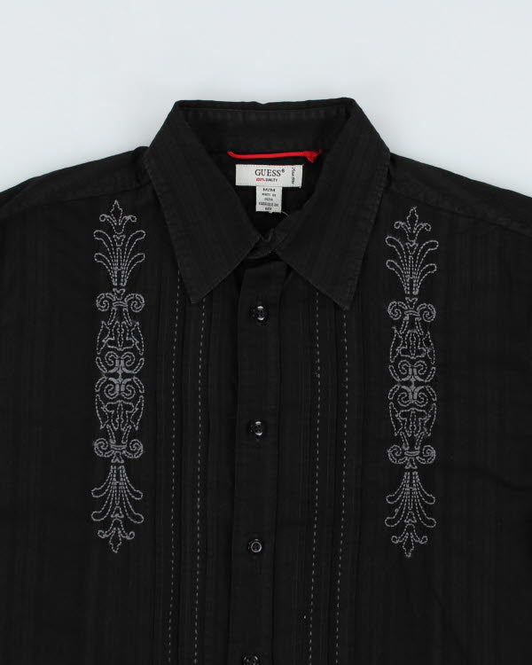 Vintage Y2k 00s Guess Embroidered Shirt - M