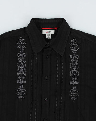 Vintage Y2k 00s Guess Embroidered Shirt - M
