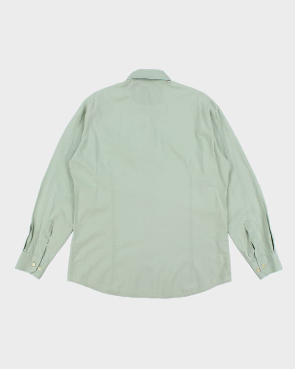 Vintage Y2k 00s Hugo Boss Green Shirt - M