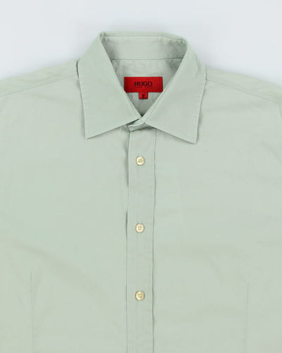 Vintage Y2k 00s Hugo Boss Green Shirt - M