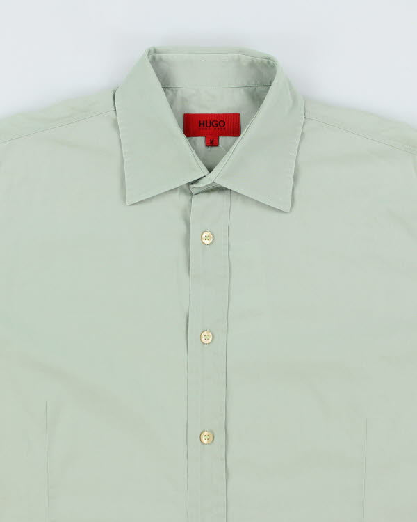 Vintage Y2k 00s Hugo Boss Green Shirt - M