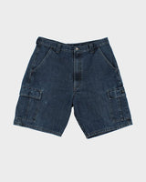 Vintage Wrangler Dark Wash Cargo Denim Shorts - W34 L9