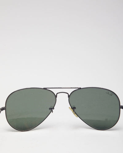 Ray Ban Black Aviator Sunglasses