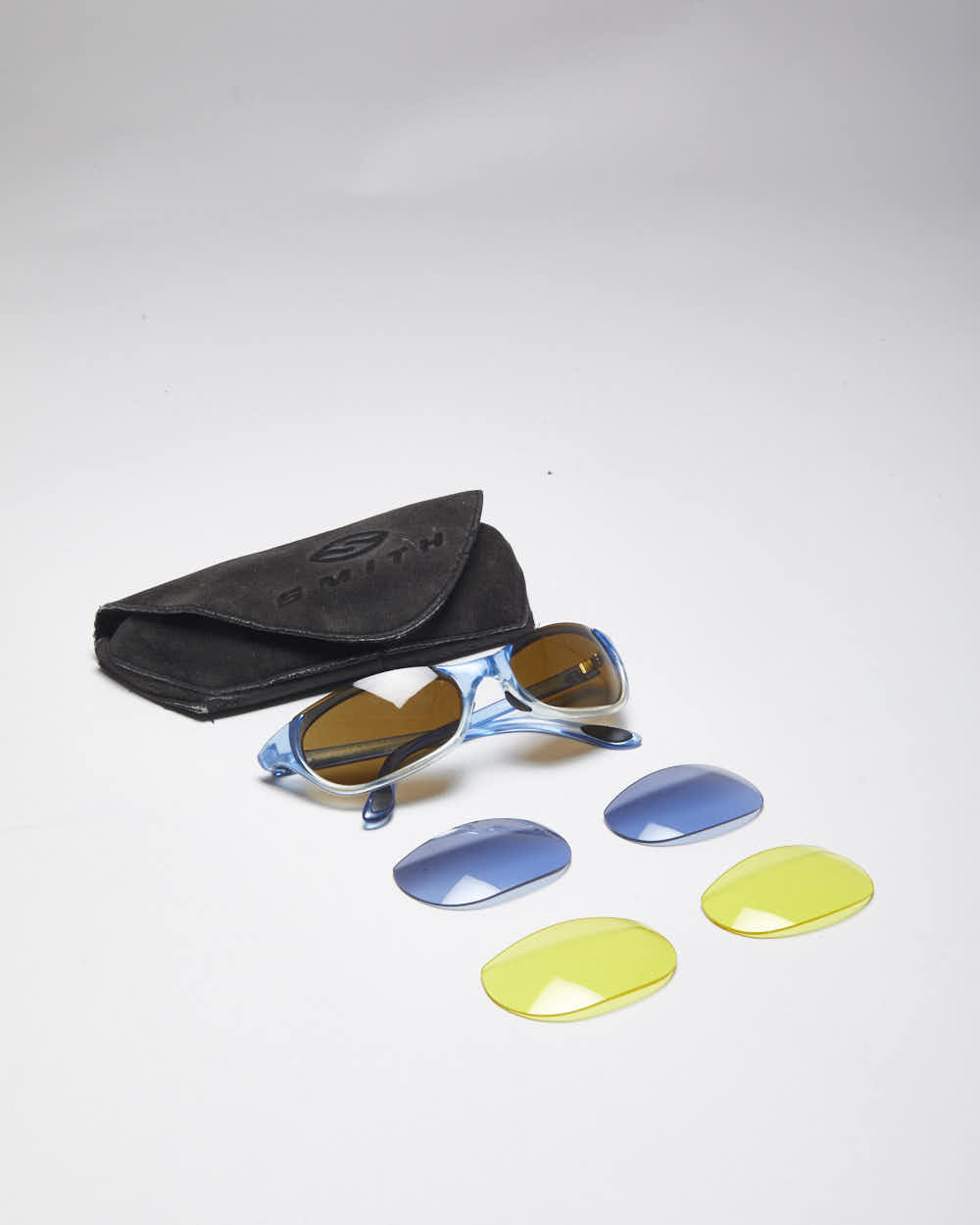 Vintage Y2k 00s Smith Blue Sunglasses