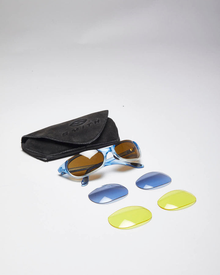 Vintage Y2k 00s Smith Blue Sunglasses