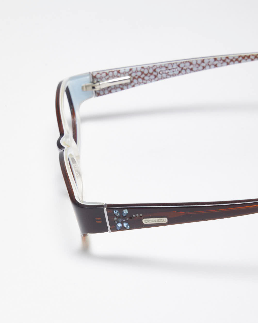 Vintage Y2k 00s Coach Brown Glasses