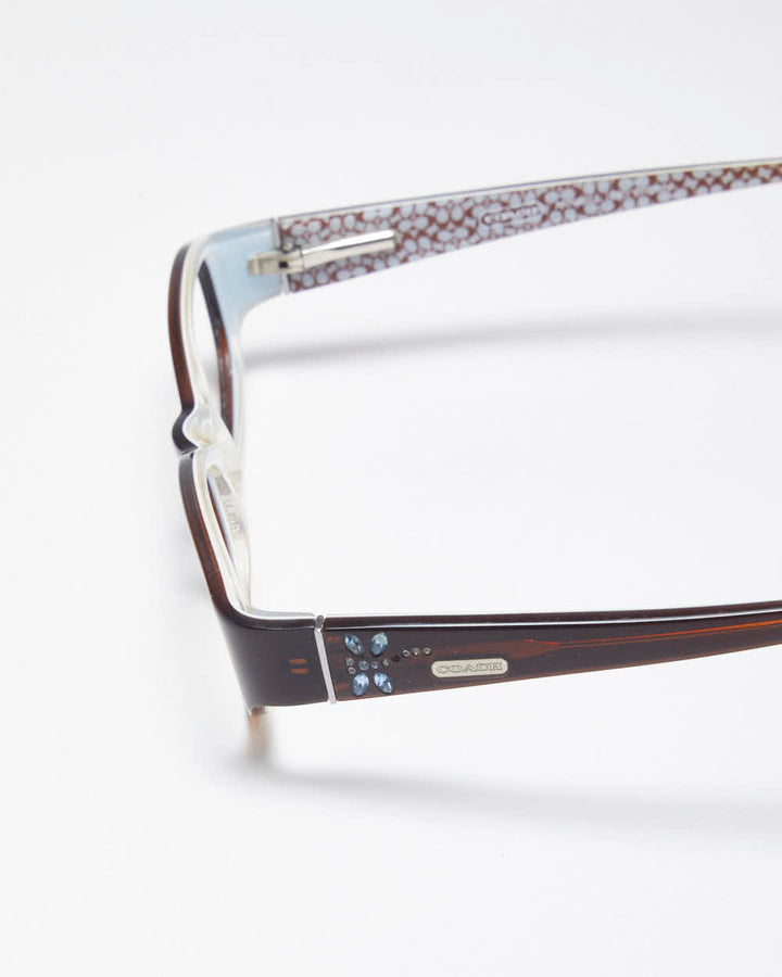 Vintage Y2k 00s Coach Brown Glasses
