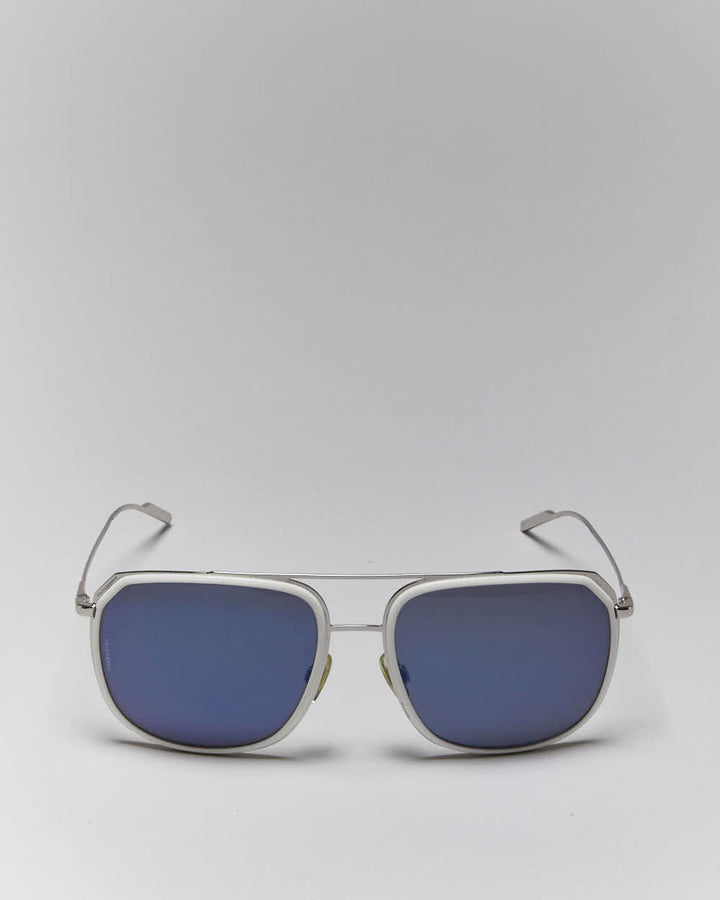Vintage Y2k 00s Dolce & Gabbana Blue Tinted Sunglasses