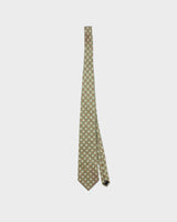 Vintage 2010s Balmain Checkerboard Silk Tie