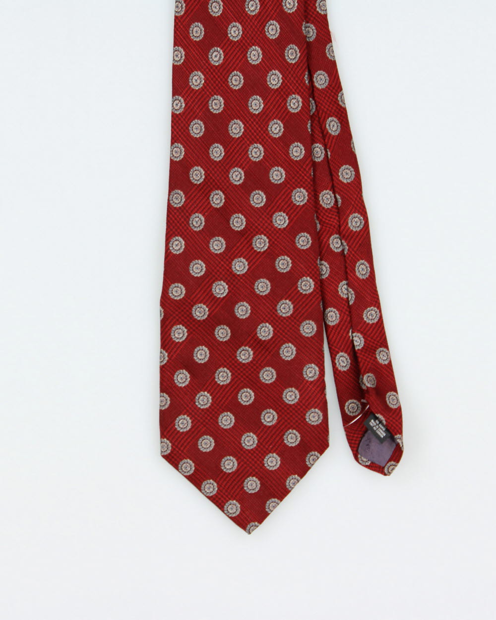 Vintage 1990s Christian Dior Patterned Silk Tie
