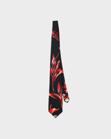 Vintage 1970s Lanvin Abstract Floral Tie