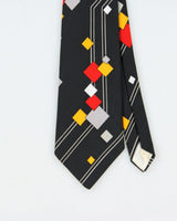 Vintage 1970s Yves Saint Laurent Patterned Tie