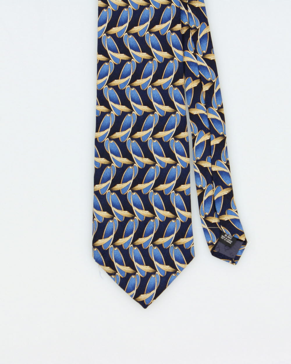 Vintage 1990s Christian Dior Patterned Silk Tie