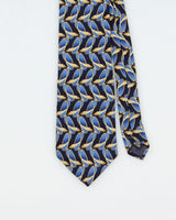 Vintage 1990s Christian Dior Patterned Silk Tie