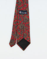 Vintage 1990s Pierre Cardin Paisley Pattern Silk Tie