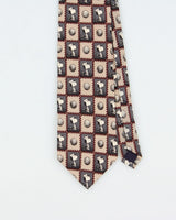 Vintage 1990s Snoopy Golf Silk Tie