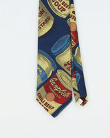Vintage 1990s Le Marquis Soup &amp; Condiments Tie