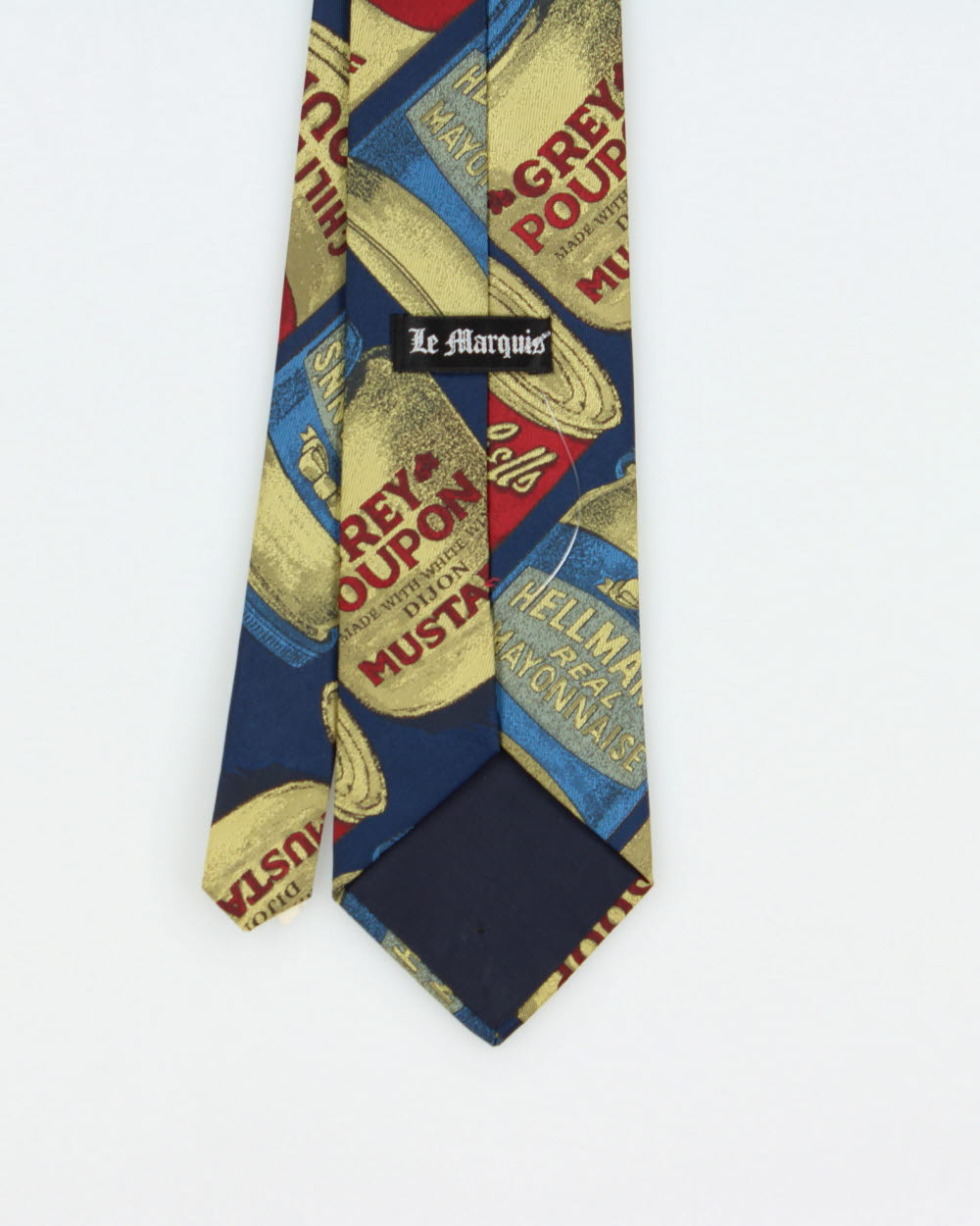 Vintage 1990s Le Marquis Soup &amp; Condiments Tie