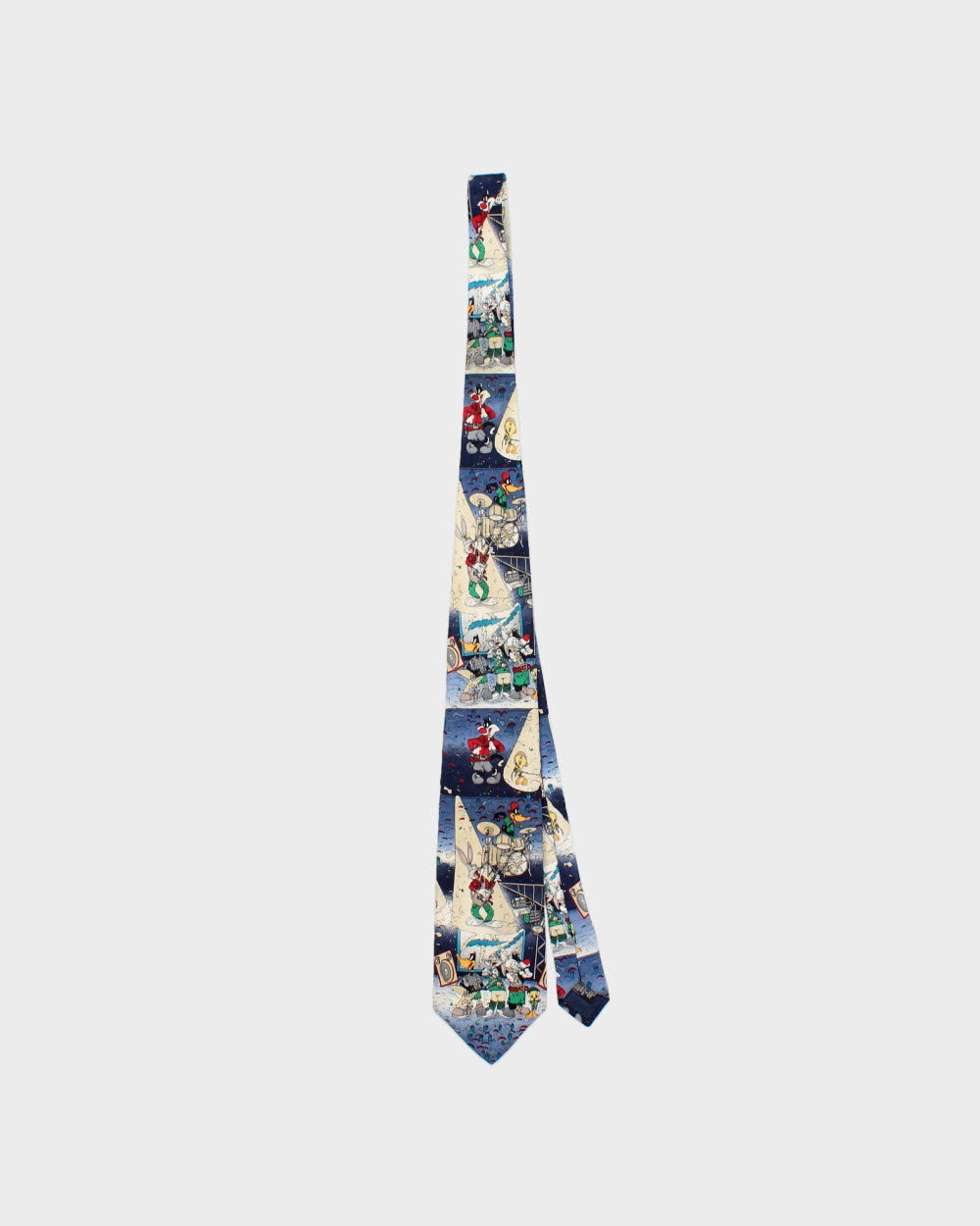 Vintage 1990s Warner Brothers Looney Tunes Silk Tie