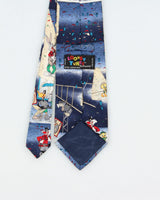 Vintage 1990s Warner Brothers Looney Tunes Silk Tie