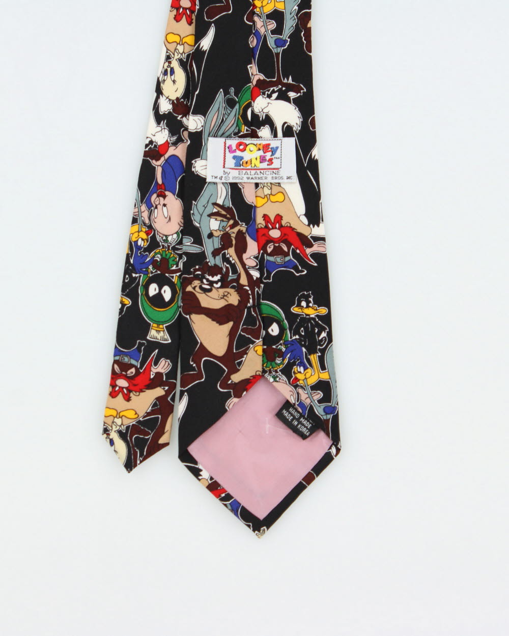 Vintage 1990s Looney Tunes Silk Tie