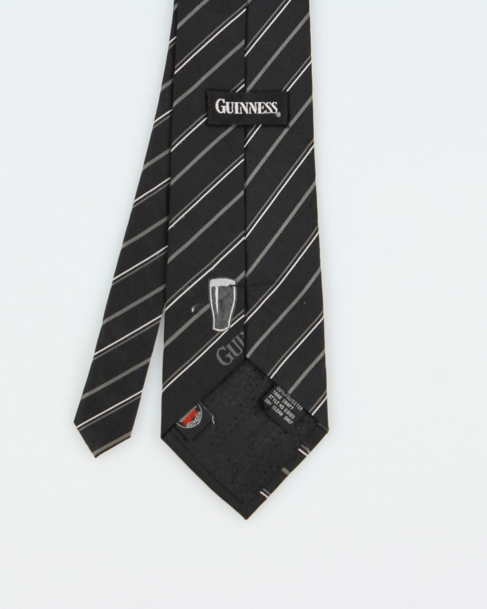 Vintage Y2K 2000s Guinness Striped Tie
