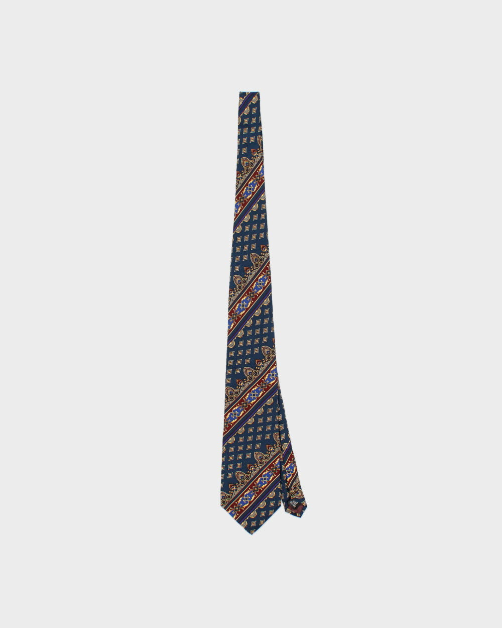 Vintage 1990s Christian Dior Patterned Silk