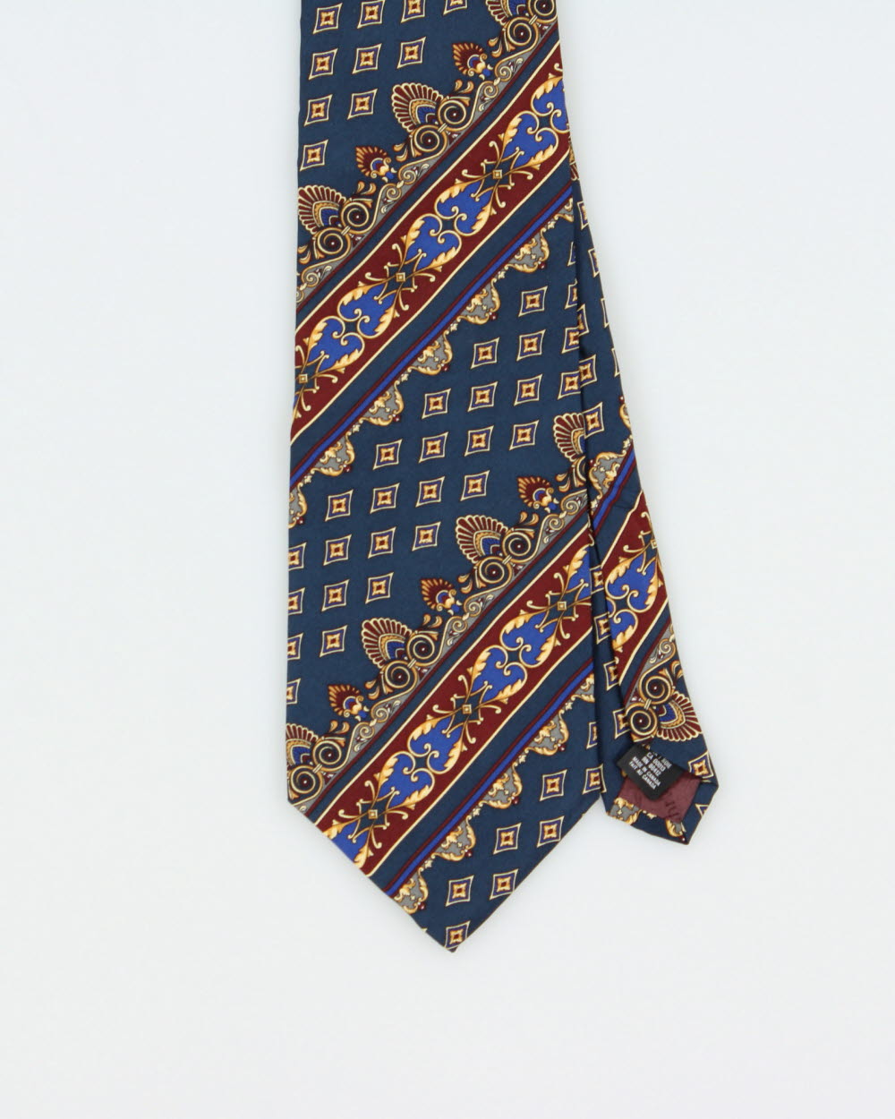 Vintage 1990s Christian Dior Patterned Silk