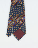 Vintage 1990s Christian Dior Patterned Silk