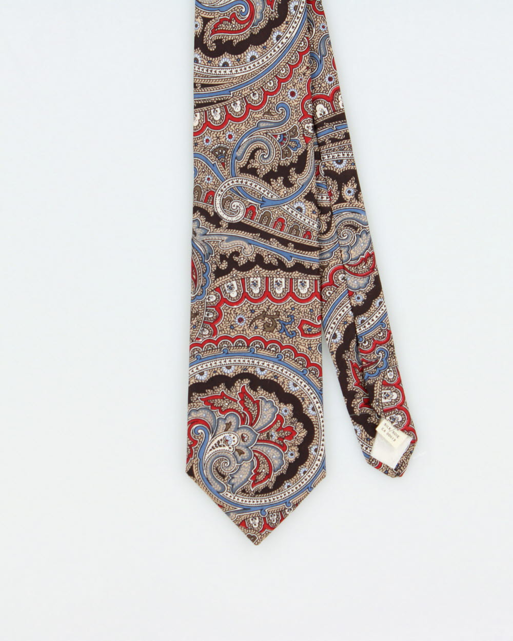 Vintage 1990s Christian Dior Limited Series No 11 Paisley Pattern Silk Tie