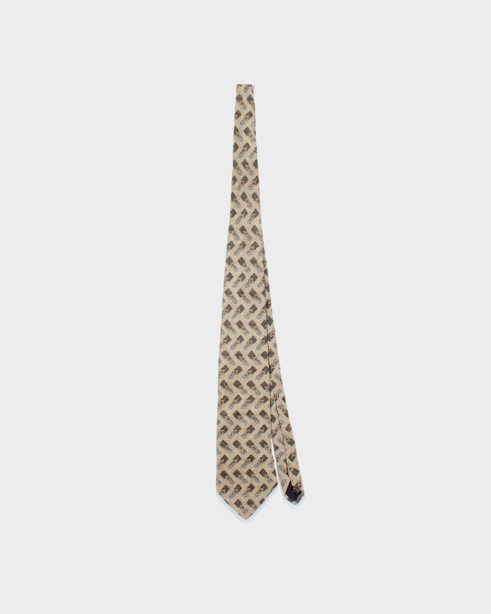 Vintage 1990s Christian Dior Pattern Silk Tie