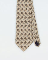 Vintage 1990s Christian Dior Pattern Silk Tie