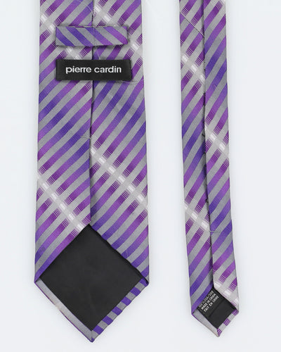 Pierre Cardin Purple Patterned Tie