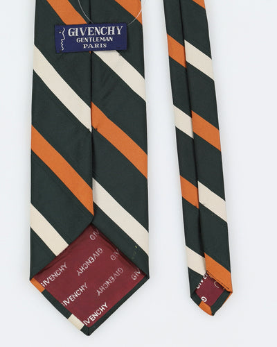 Vintage 1970s Givenchy Green Tie