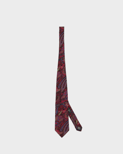 Etro Milan Pink Patterned Tie