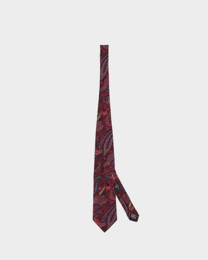 Etro Milan Pink Patterned Tie