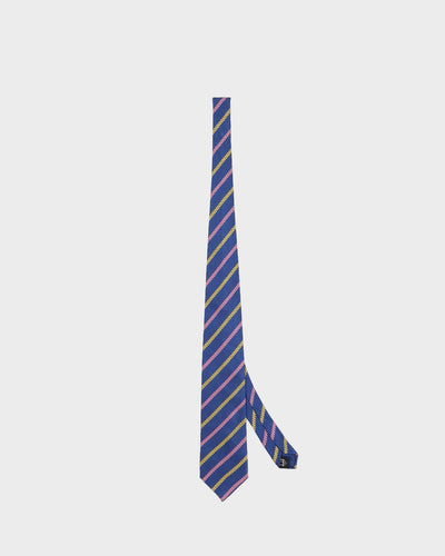 Dunhill Blue Woven Patterned Tie